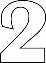 Classic Alphabet Numbers 2 At Coloring Pages For Kids  Two Black And sketch template