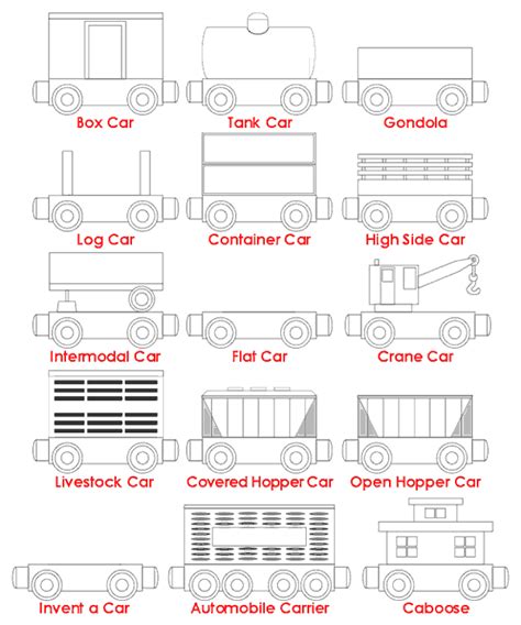 Have fun! Be creative. You can make up whole trains using the cars you ...