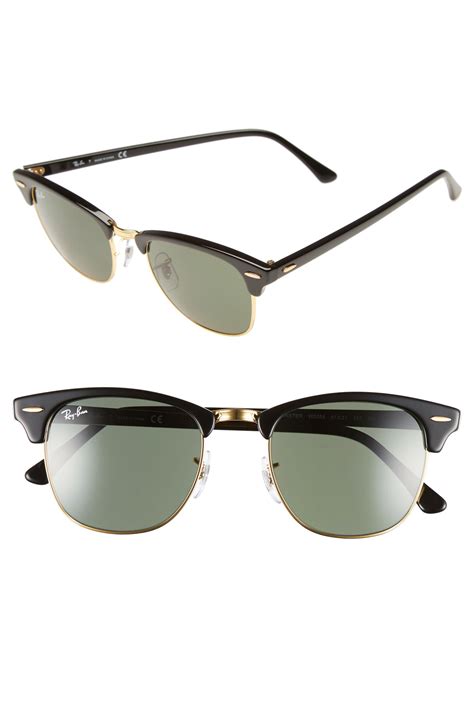 Ray-Ban Classic Clubmaster 51mm Sunglasses | Nordstrom