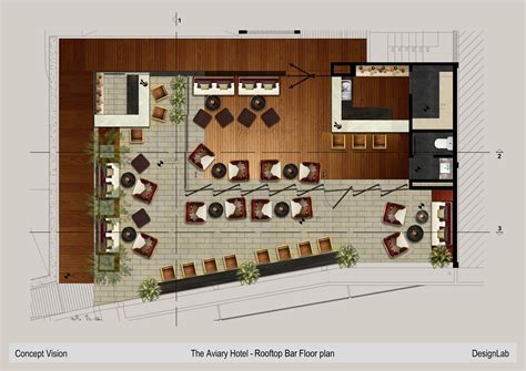 Rooftop Bar Layout