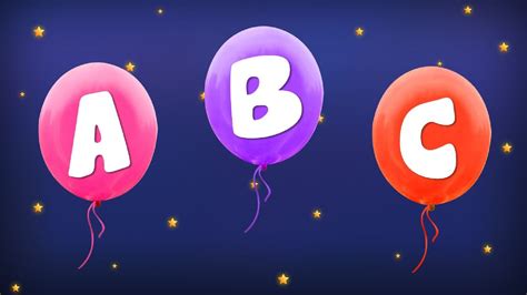 ABC Songs for Children | ABC Balloon Song - YouTube