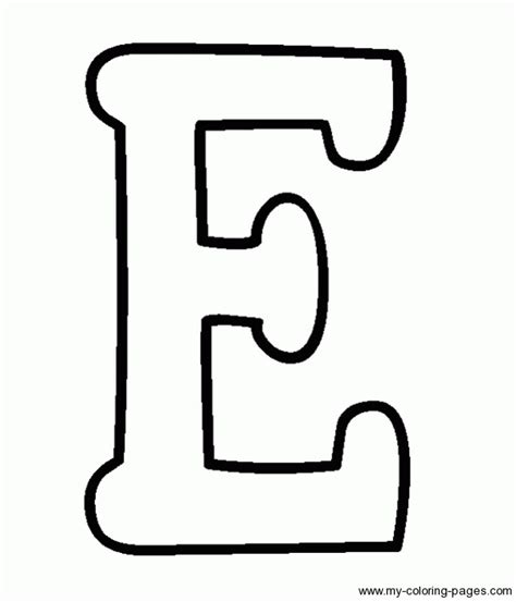 Letter E Coloring Pages - GetColoringPages.com