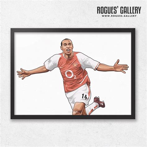 Thierry Henry celebration - A3 Art print. ... - Depop