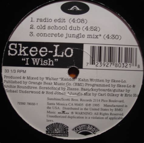 Skee-Lo - I Wish | Releases, Reviews, Credits | Discogs