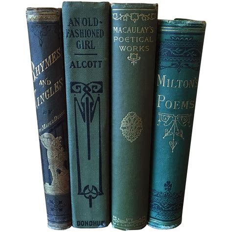 Image of Early 20th C. Decorative Green Books -Set of 4 | Green books ...