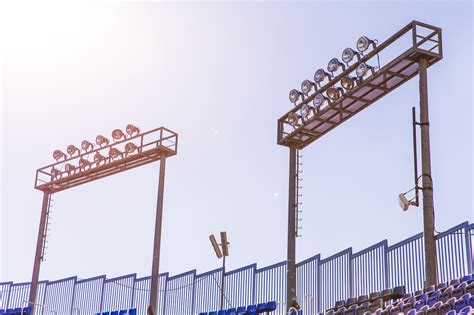 Two Football Stadium Lights · Free Stock Photo