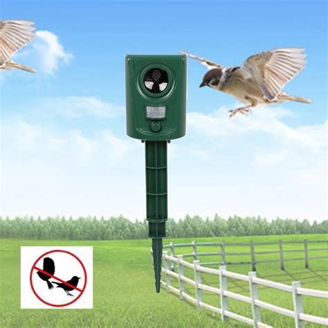 Ultrasonic Animal Bird Repeller Animal Driver Outdoor Waterproof PIR ...