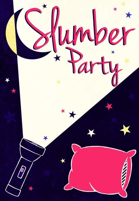 A Flash Light - Free Printable Sleepover Party Invitation Template ...