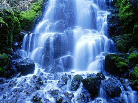 Mountain Waterfall Wallpapers - Top Free Mountain Waterfall Backgrounds - WallpaperAccess