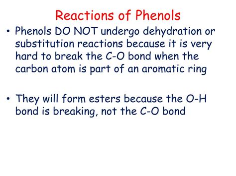 PPT - Alcohol & Phenol Reactions PowerPoint Presentation, free download - ID:2322639