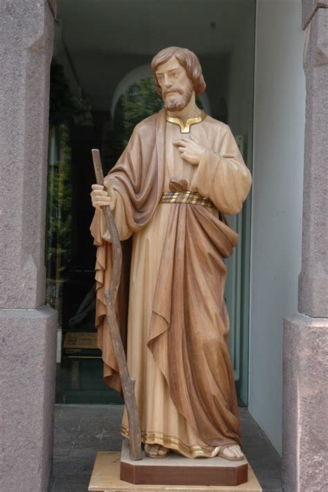 Wooden statue of St.Jude - Ferdinand Stuflesser 1875