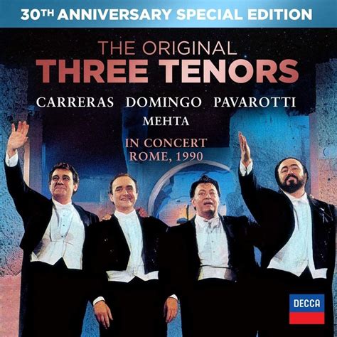 The Original Three Tenors in Concert, Rome, 1990 | CD/DVD Album | Free shipping over £20 | HMV Store