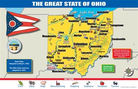 Ohio State Map