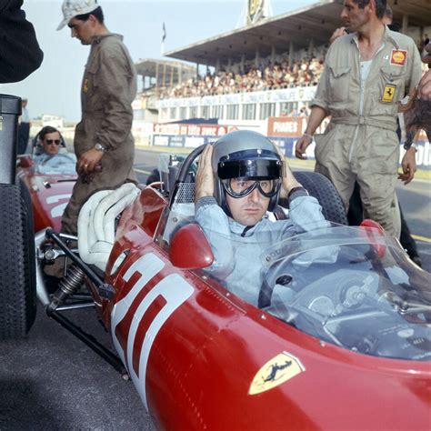 Lorenzo Bandini in Ferrari 312 (1966) - Photographic print for sale