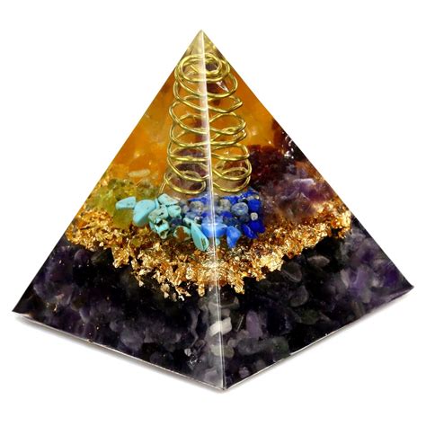 Powerful Orgone Pyramid Energy with Amethyst Resin - Orgone Pyramids