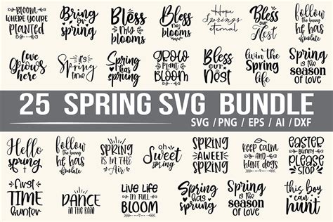 Spring Quotes SVG Bundle By orpitabd | TheHungryJPEG