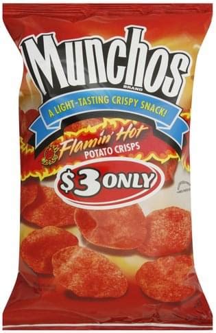 Munchos Flamin' Hot Potato Crisps - 7 oz, Nutrition Information | Innit