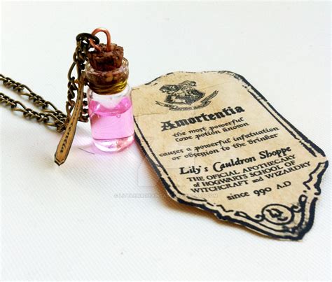 Harry Potter Amortentia Potion Necklace by littlebirdievintage on ...