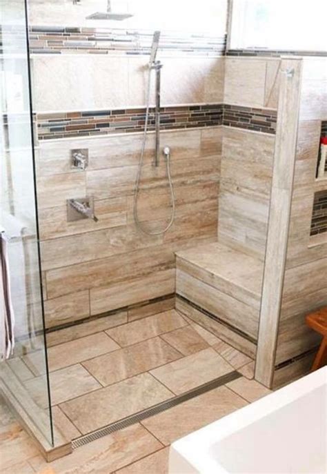 curbless roll in tile shower Walk In Bathroom Showers, Laundry In ...