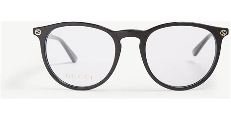 Gucci GG00270 Round Optical Glasses in Black for Men | Lyst