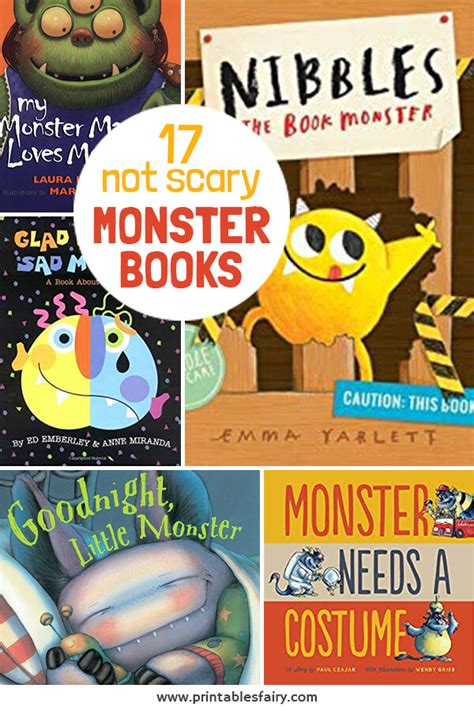 17 Monster Books for Kids - The Printables Fairy