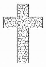 Kreuz Ausmalbild Colorear Crosses Malvorlage Dibujos Rotes  sketch template
