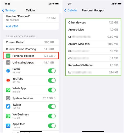 How to see and remove devices connected to your iPhone Hotspot