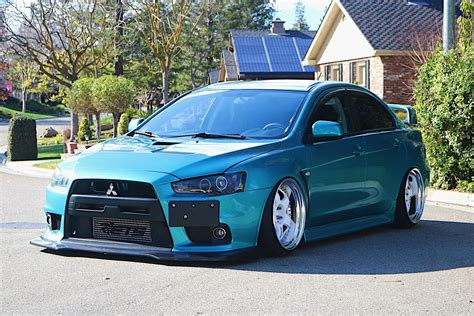 #Mitsubishi_EvoX #Slammed #Stance #Bagged #Modified | Best jdm cars, Mitsubishi evo, Mitsubishi cars