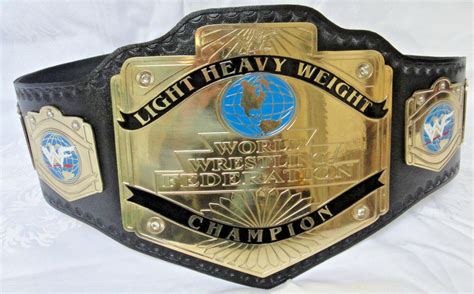 Wwf light heavyweight championship belt replica 4mm plates – Artofit