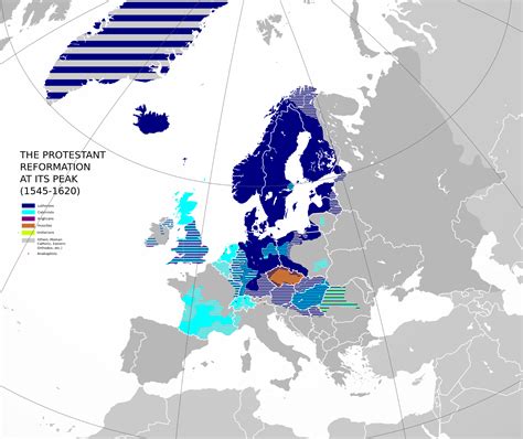 The Protestant Reformation at is Peak (1545-1620) : r/europe