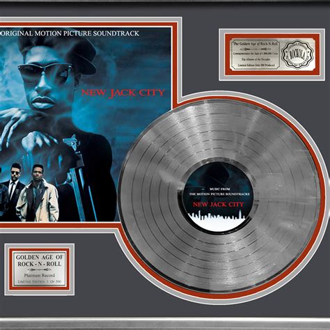 Platinum LP Record // New City Jack // Soundtrack - Rare-T - Touch of Modern