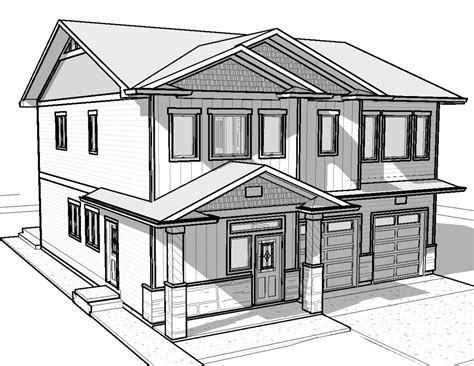 House Sketch Easy at PaintingValley.com | Explore collection of House ...