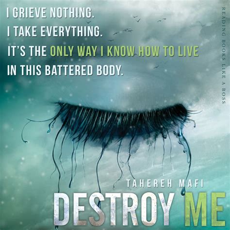 Book Review - Destroy Me by Tahereh Mafi - Reading Books Like a Boss