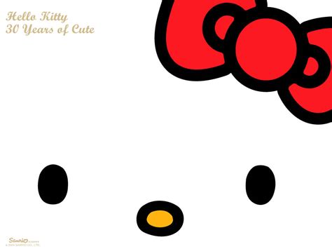 Hello Kitty Face Wallpaper Desktop