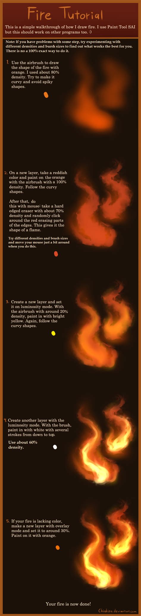 How To Draw Fire Photoshop » Rivermap