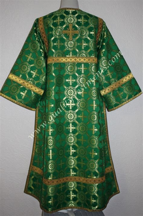 TO ORDER Reader Acolyte Altar Server Robe Green Gold | Etsy