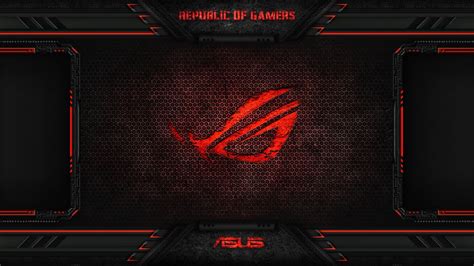 Asus Rog logo #red #game #asus #rog asus rog #1080P #wallpaper # ...