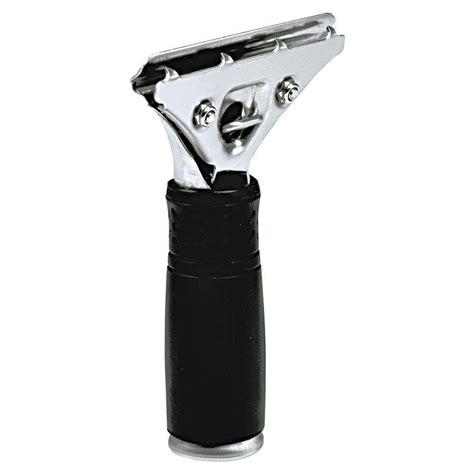 Unger Pro Stainless Steel Squeegee Handle with Black Rubber Grip-UNGPR00 - The Home Depot