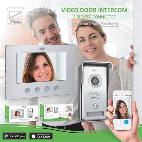 ELRO IP Video Doorbell with Monitor DV447WIP – 7″ Color Display- Camera with nightvision ...