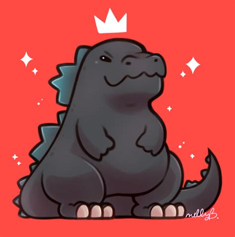 Godzilla Drawing Cute