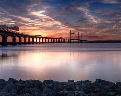 Severn Bridge during sunset | itkapp | Flickr