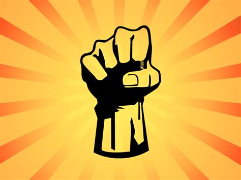 Fist Power Graphic Vector Art & Graphics | freevector.com