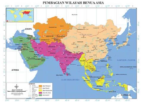 Bimbingan Belajar SD SMP SMA: Letak Dan Luas Benua Asia