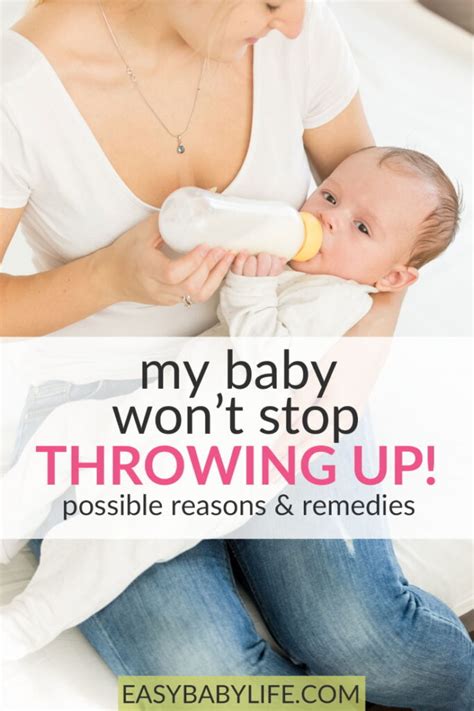 My 3-Month-Old Baby Won't Stop Throwing Up, How Can I Help?