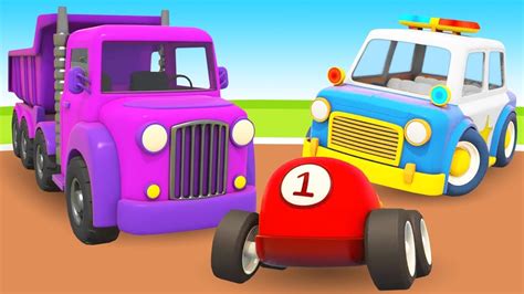 Helper Cars Cartoons Full Episodes: Learn Vehicles for Kids - Learn ...