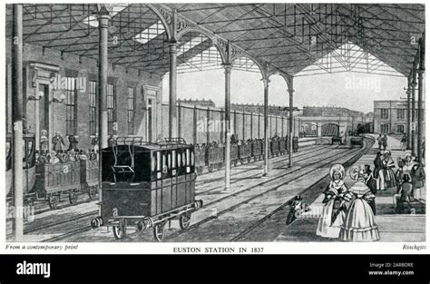 Euston Station, London 1837 Stock Photo - Alamy