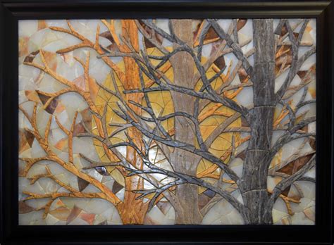 Mosaic Wall Designs - Three Trees | Tree mosaic, Mosaic art, Mosaic glass