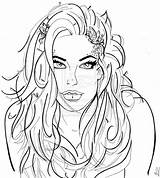 Poison Ivy Coloring Pages Sketch Page sketch template