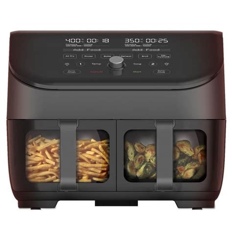 Instant Pot 8 Quart Vortex Plus Dual Black Air Fryer with Clear Cook ...