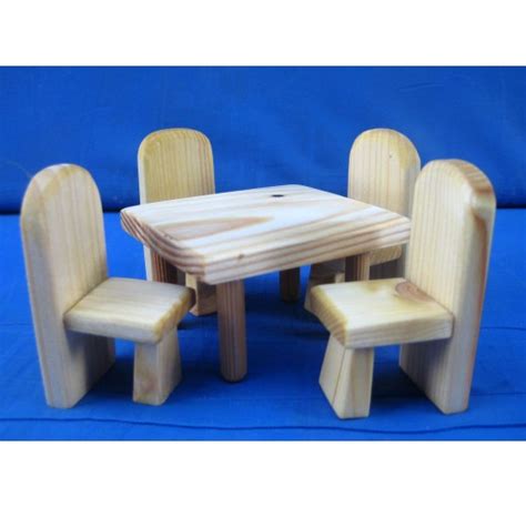 Table & chairs set, handmade craft
